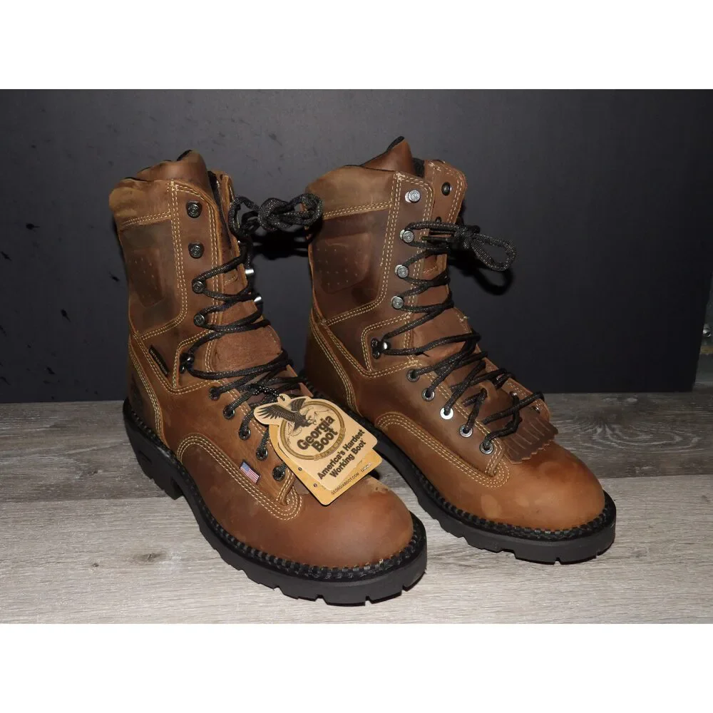 Georgia Boots Work crazy horse size 11